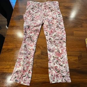 LULU LEMON PINK FLOWERS